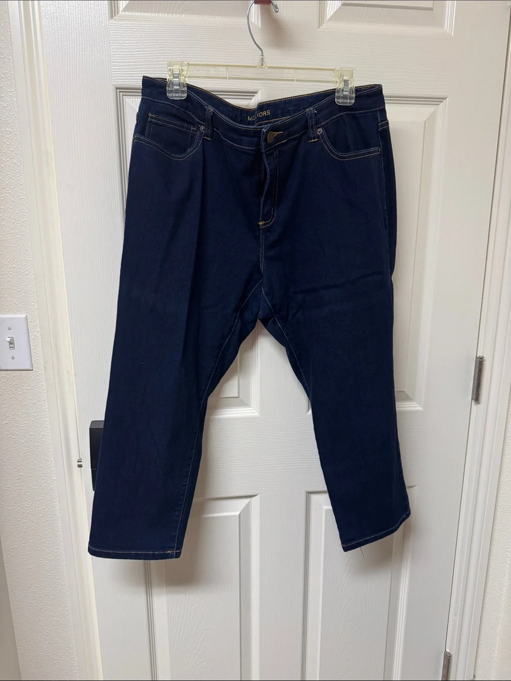 Michael Kors Women's Dark Navy Cropped Jeans